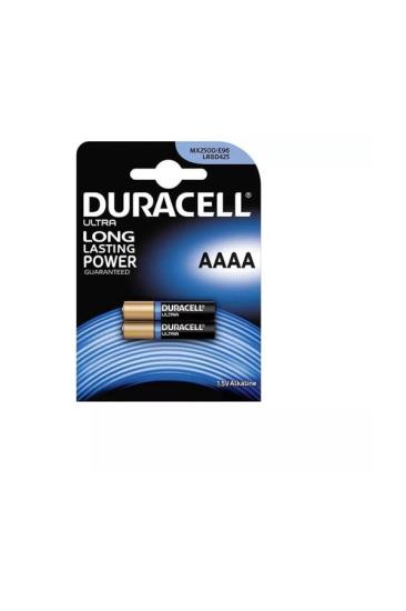 Duracell Turbomax Alkalin AAAAExtra İnce Kalem Pil 2’li
