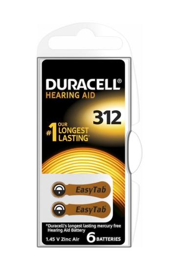 Duracell 312 Numara Kulaklık Pili