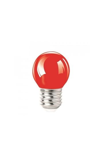 Ecolite LED Classic P45 Kırmızı 1W E27 Duy Ampul