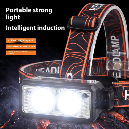 F.B.I F-45 6LED+2COB Hareket Sensörlü Kafa Feneri