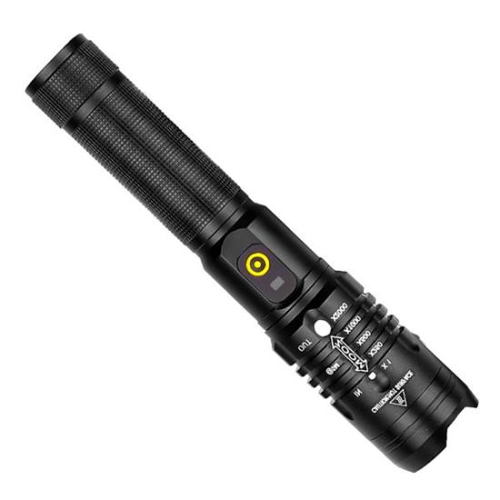 F.B.I F-98A Zoomlu Xhp 50 Led USB Şarj Edilebilir Profesyonel El Feneri