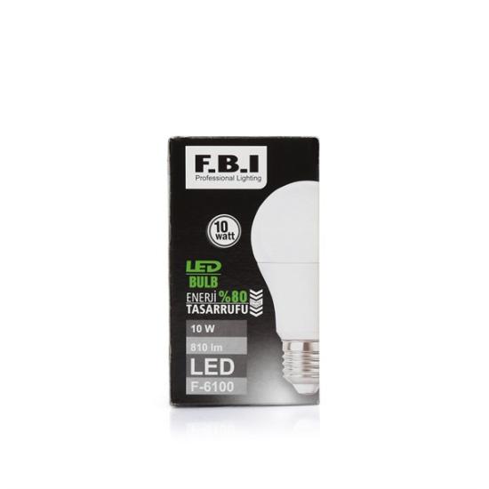 F.B.I 10Watt 810 Lümen 3500K E27 Duy LED Ampul Gün Işığı