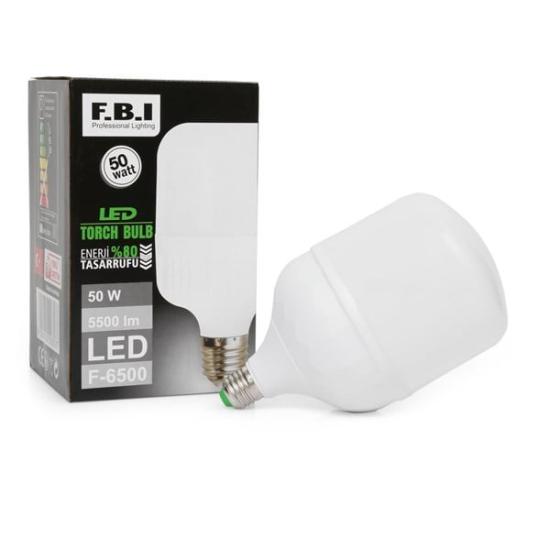 F.B.I 50Watt 2.600 Lümen 3500K E27 Duy LED Ampul Gün Işığı