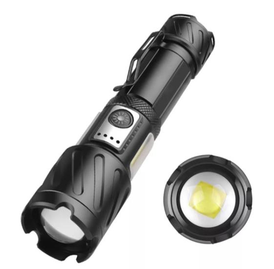 F.B.I PRO F48A En Güçlü Güçlü XHP160 LED el feneri yan COB lambası süper parlak ışık destek Zoom su geçirmez Mıklatıslı El Feneri