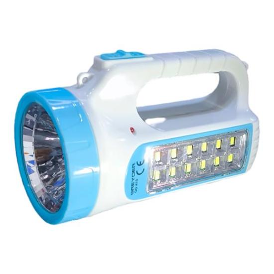 Greyder GD-410 Şarjlı El Feneri 3W 12 LED Güneş Enerjili