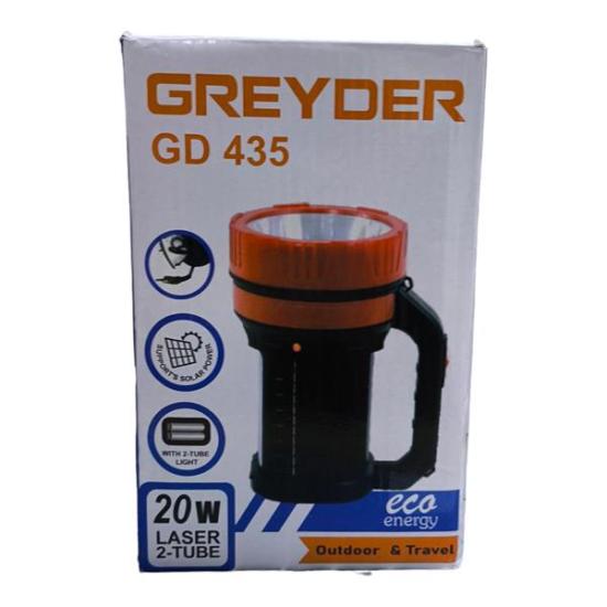 Greyder GD-435 20W Solar Şarjlı El Feneri