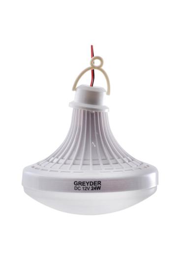 Greyder 24 w 12V 2 Metre Seyyar Akü Oto Led Ampül Lamba