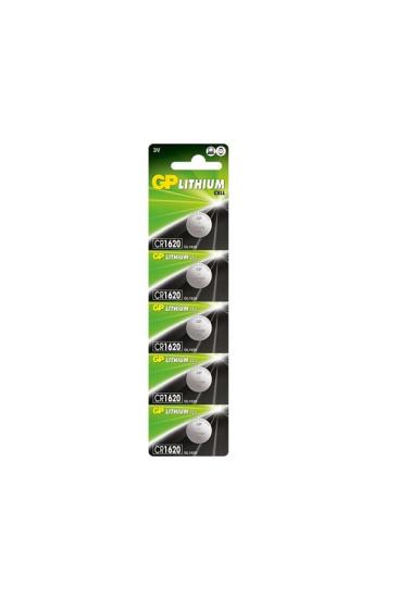 GP CR1620-C5 3V Lityum Pil 5’li Paket