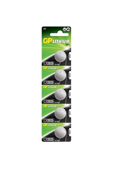 GP CR2025 3V Lityum Pil 5’li Paket