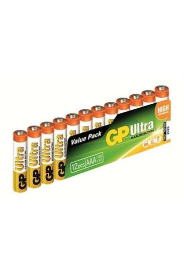GP Ultra Alkalin AAA İnce Kalem Pil 12’li Paket