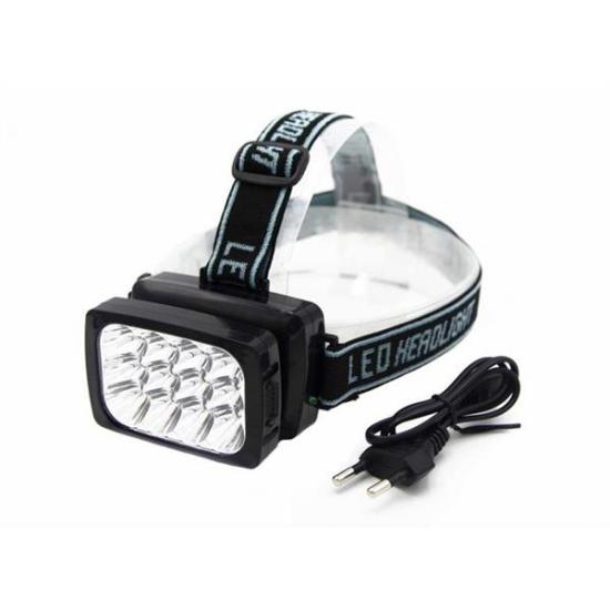 12 Ledli Güçlü Şarjlı Kafa Lambası Watton -064/048