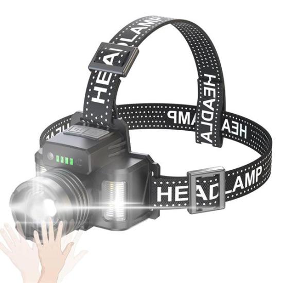 SENSÖRLÜ CREE TG LED  ŞARJLI KAFA LAMBASI WATTON WT-625