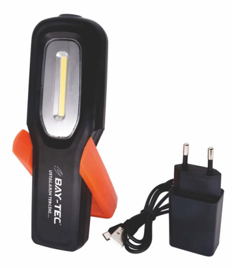 Bay-Tec Şarjlı LED El Lambası Büyük MK-4360