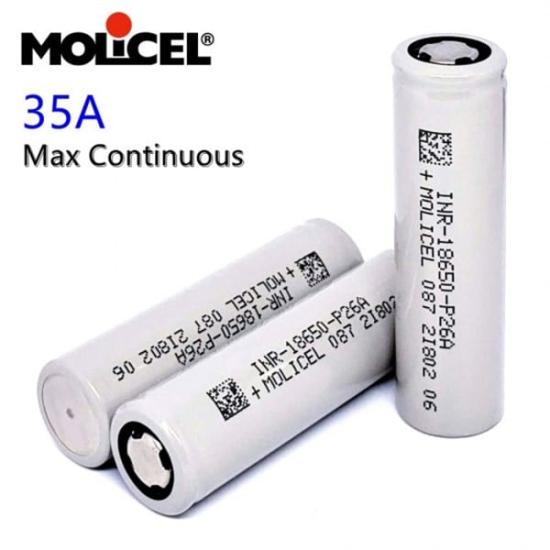 MOLİCELL 26P 18650 3.7 V 2600 MAH