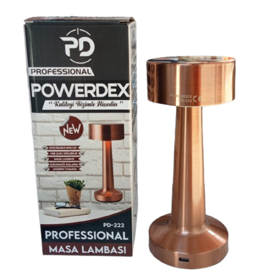 Powerdex PD-222 Profesyonel Şarjlı Masa Lambası
