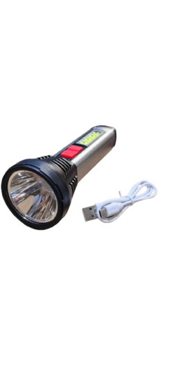Powerdex PD-575 Su Geçirmez Süper Led Çelik Kasalı Işıldaklı El Feneri