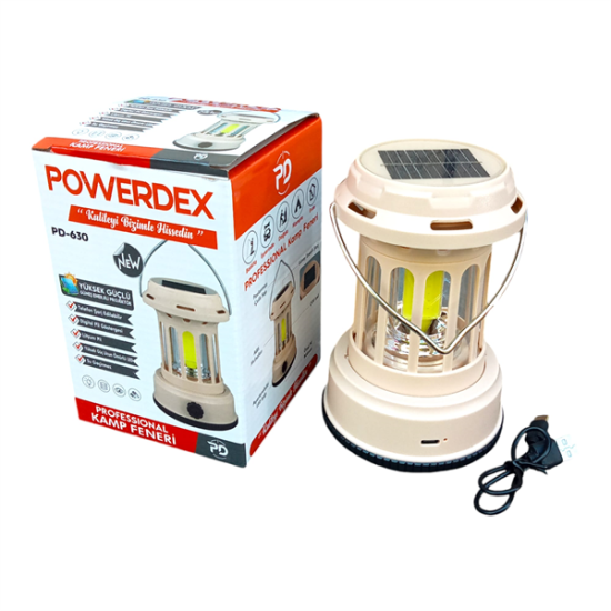 Powerdex PD-630 Solar Enerjili Yüksek Güçlü Projektör