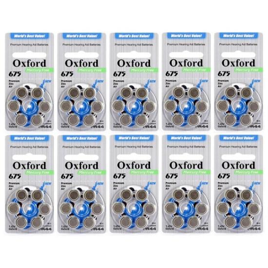 Oxford 675 Numara İşitme Cihaz Pili 60 Adet PR44 Kulaklık Pili