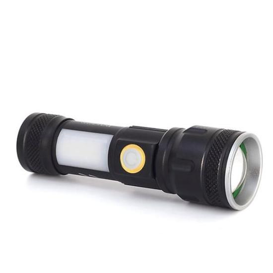Polıce Ps-357 Zoom, Yan Aydınlatma Işıklı,Magnetli Ve Kırmızı-Mavi İkaz Işıklı,Şarjlı El Feneri