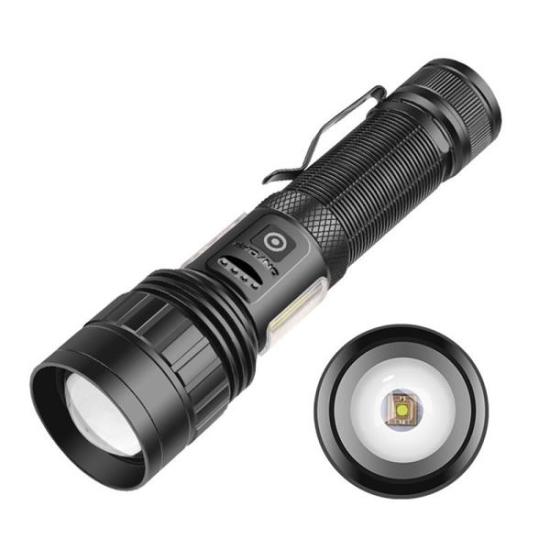 PeakStar PS-6153 10000 Lümen Zoomlu Mıknatıslı TG Cob Led Powerbank Özellikli Profesyonel El Feneri