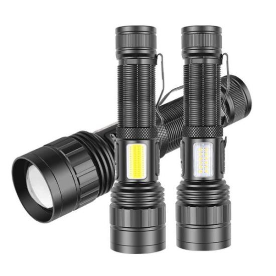 PeakStar PS-6153 10000 Lümen Zoomlu Mıknatıslı TG Cob Led Powerbank Özellikli Profesyonel El Feneri