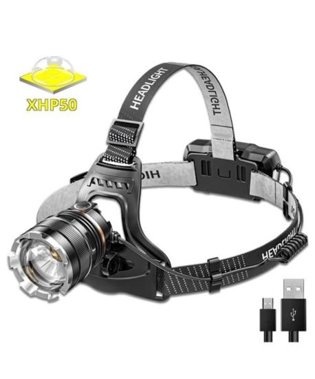 Peakstar PS-8002 SENSÖRLÜ ZOOMLU PROFESYONEL ŞARJLI KAFA LAMBASI