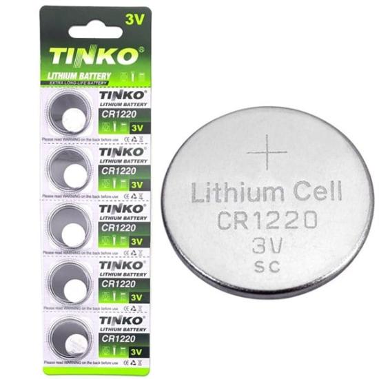 Tınko CR1220 3V Lithium Pil - 5li Blister Paket