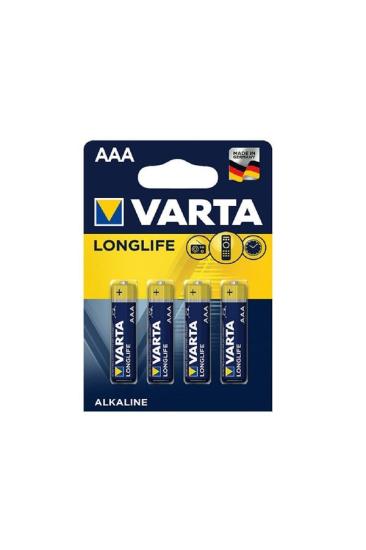 Varta Longlıfe Alkalin AAA İnce Kalem Pil 4’lü