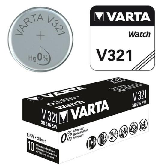 Varta 321 SR616SW Hafıza Saat Pili 10 Adet