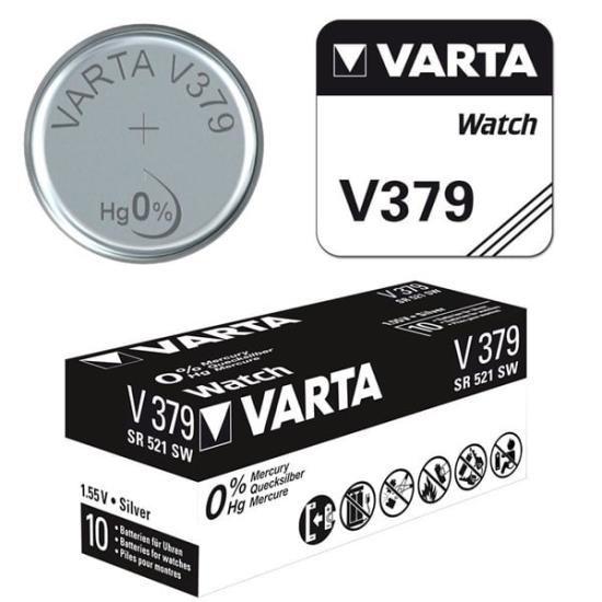 Varta AG0 - 379 - SR521SW Hafıza Saat Pili 10 Adet