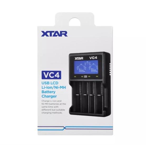 Xtar VC4 Dörtlü Li-ion / NI-CD / NI-MH Pil Şarj Cihazı