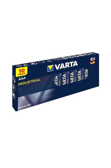Varta Endüstryel Alkalin AAA İnce Kalem Pil 10’lu