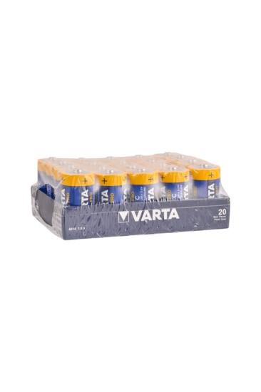 Varta Endüstryel Alkalin C Orta Boy Pil 20’li