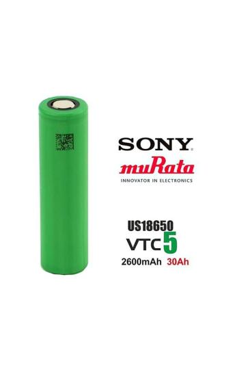 Sony 18650 VTC5 3.7V 2600 Mah Li-İon PİL(30A)