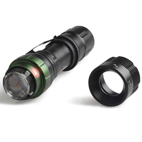 Zoomlu Güçlü El Feneri Ayarlanabilir Işık Açısı Yüksek Performans LED Aydınlatma WT-037