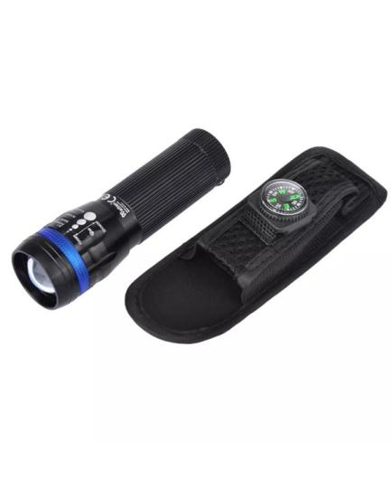 SÜPER ZOOMLU PİLLİ LEDLİ WATTON EL FENERİ WT-060