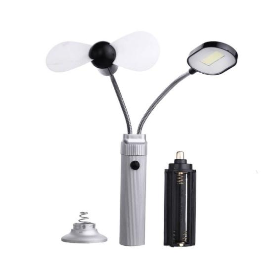 Şarjlı Pervaneli Mıknatıslı LED Masa Lambası Taşınabilir Çok Fonksiyonlu Aydınlatma WT-093