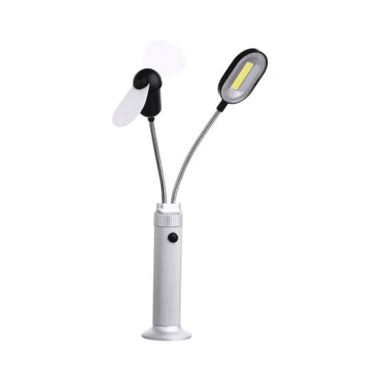 Şarjlı Pervaneli Mıknatıslı LED Masa Lambası Taşınabilir Çok Fonksiyonlu Aydınlatma WT-093
