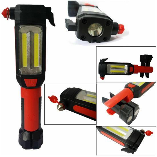 Araç İçin Oto Lambası LED Güçlü Aydınlatma Şarjlı Taşınabilir Pratik Kullanım WT-296