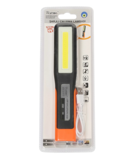 Watton WT-297 XPE + COB LED Şarjlı Tamirci Feneri
