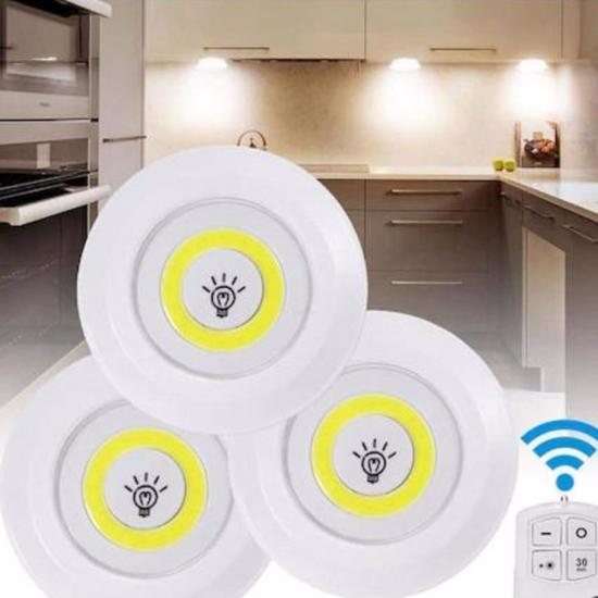 Uzaktan Kumandalı yapışkanlı Led Spot Lamba Wt-364