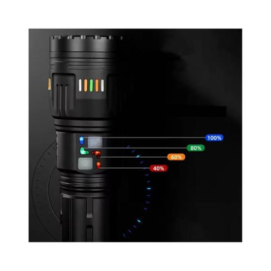 WATTON WT-631 Lazer Etkili Profesyonel El Feneri 30000 Lümen