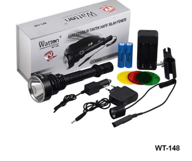Watton Wt-148 T6 Avcı Şarjlı El Feneri