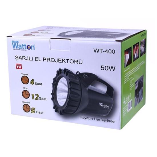 Watton WT-400 Şarjlı 50Watt El Feneri