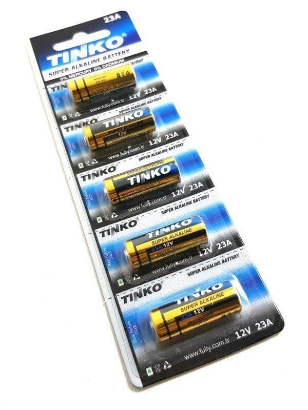 Tinko 23A 12V Alkalin 5’Li Blister Paket Pil