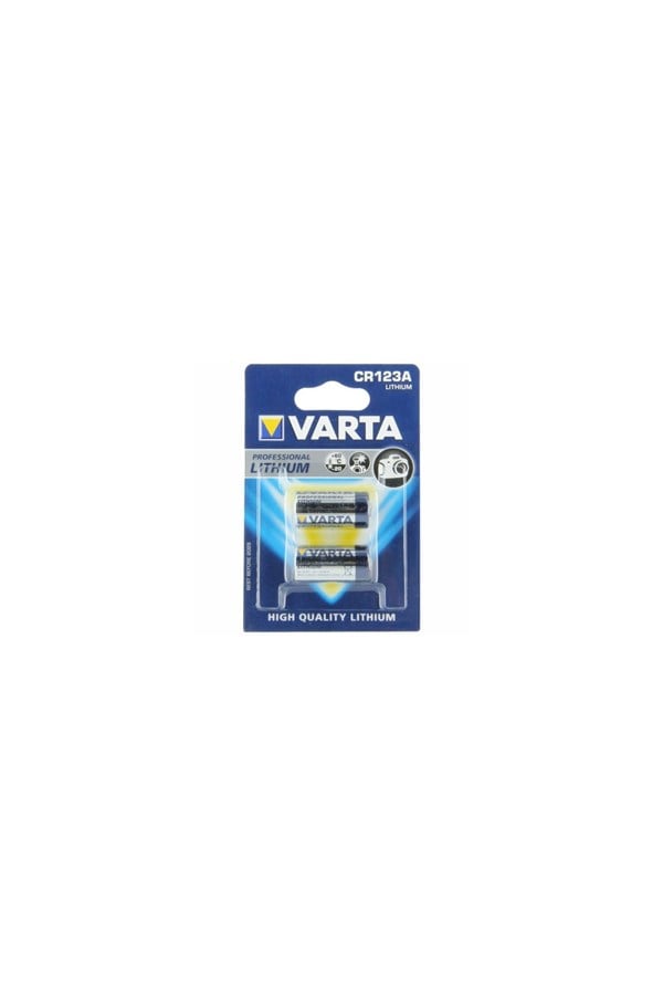Varta CR123A 3V Lithium Pil 2’li Kart