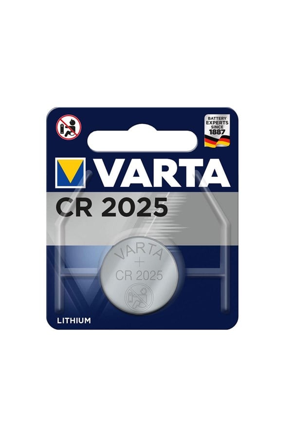 Varta CR2025 Lithium Pil Tekli Kart