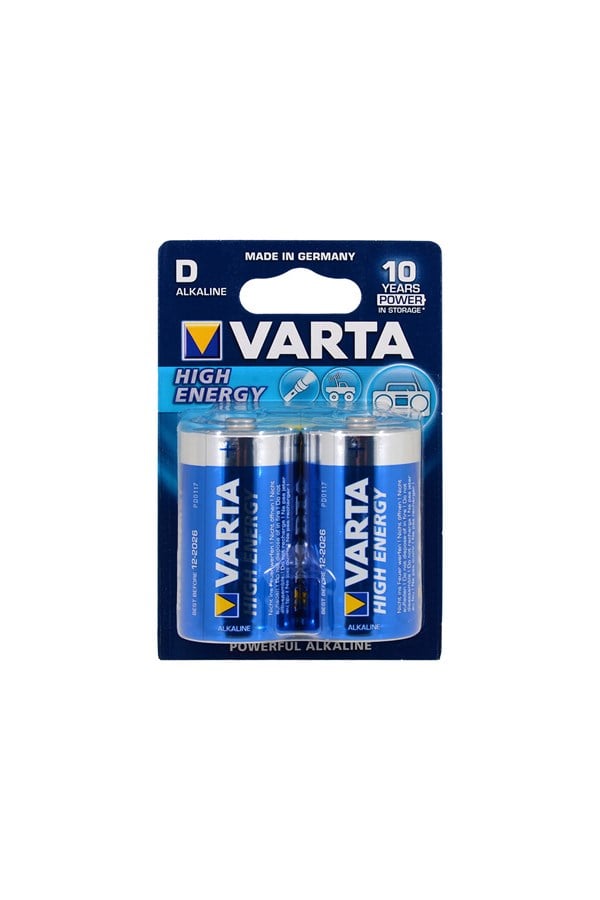 Varta Energy Alkalin D Boy Büyük Pil 2’li