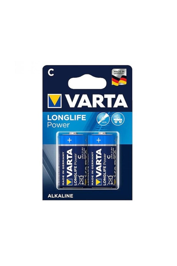 Varta Longlıfe Alkalin C Orta Boy Pil 2’Lİ