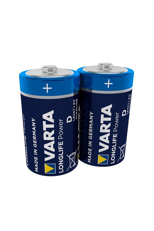 Varta Longlıfe Alkalin D Büyük Boy Pil 2’li